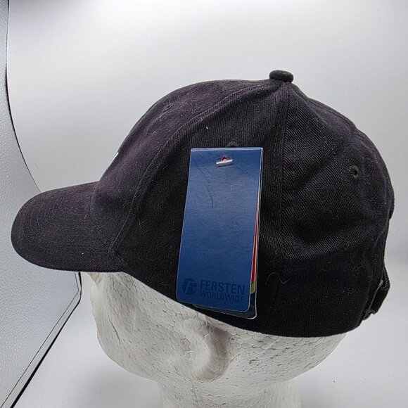 Fersten Worldwide Prestige Collection Mens Black Baseball Cap Adjustable Casual - Picture 3 of 10